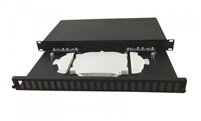 1U 19 Inch Rackmount Exchanged Blank Panels 24 Ports SC Simplex Fiber Patch Panel